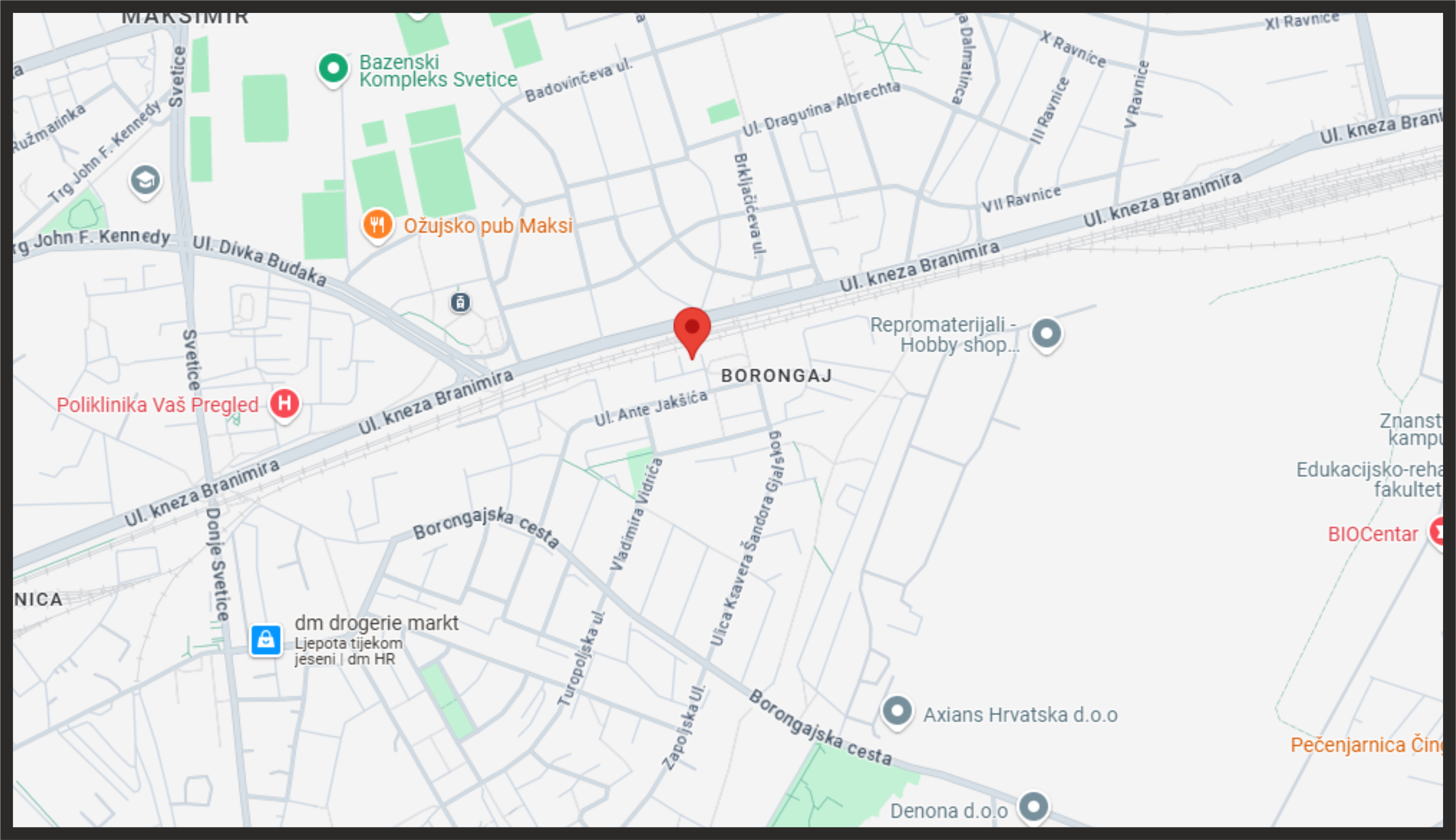 Lokacija podružnice